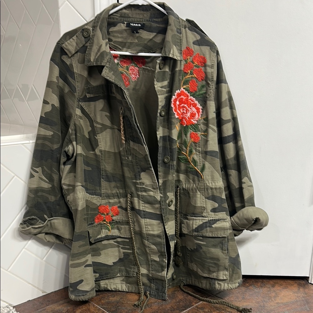 Floral Camouflage Jacket